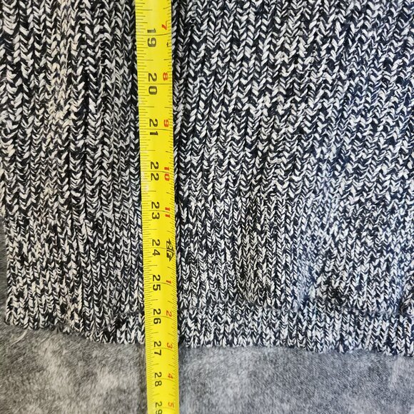 J Crew Women's Small 100% Cotton Crewneck Sweater Heavyweight Gray Blue Warm - Picture 7 of 8